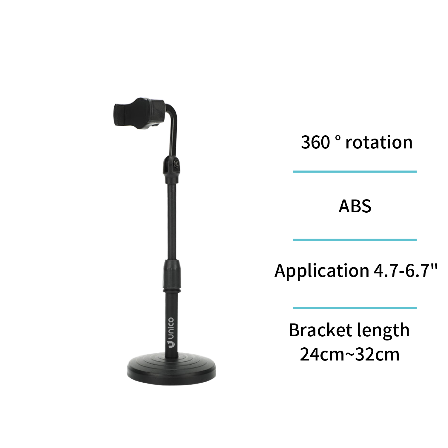 Unico BR9264 soporte de transmisión en vivo de teléfono móvil
